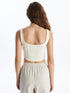 LC Waikiki Women's U-Neck Straight Crop